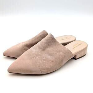 Cole Haan Palma Pointed Toe Suede Loafer Mules Women's Pink Size US7.5B EU38